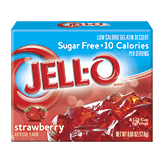 Jell-o Gelatin Dessert Sugar Free Strawberry Low Calorie Full-Size Picture